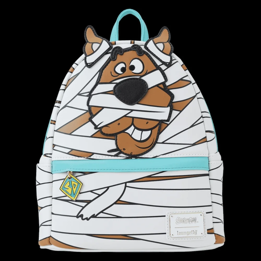 Loungefly Scooby-Doo Mummy Backpack - White and Brown NWT